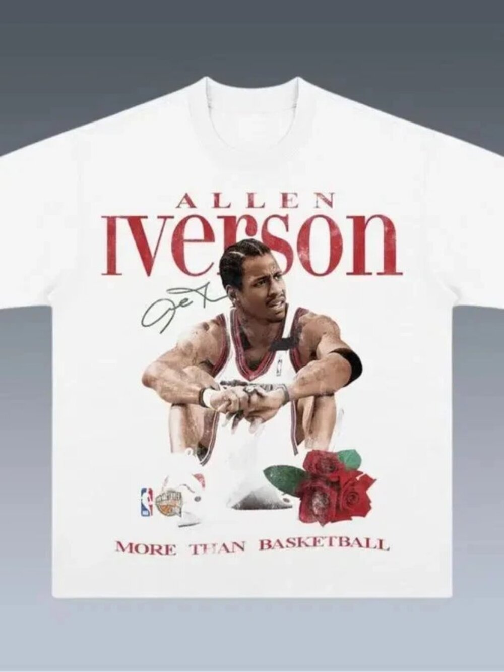 Men’s White Basketball Legend Graphic T-Shirt